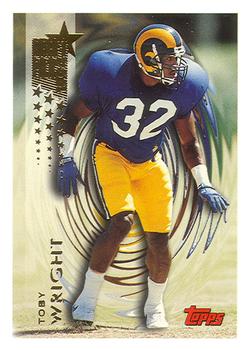 Toby Wright Los Angeles Rams 1994 Topps NFL Rookie Card - Draft Pick #576
